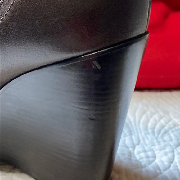 Michael Kors leather wedge booties - Picture 9 of 11